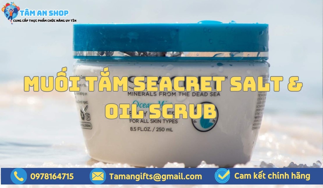 Muối tắm Seacret Salt & Oil Scrub 