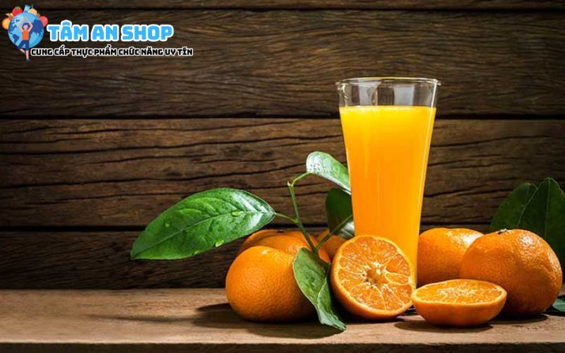 Nước cam là một nguồn vitamin A dồi dào
