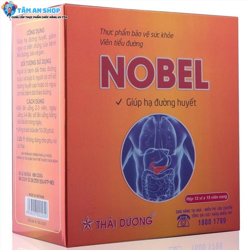 Sản phẩm hỗ trợ tiểu đường Nobel - Sao Thái Dương