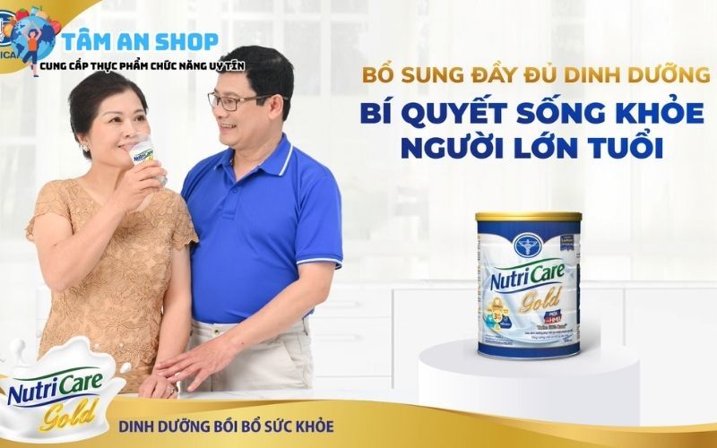 Sản phẩm sữa dành cho người cao tuổi NutriCare Gold
