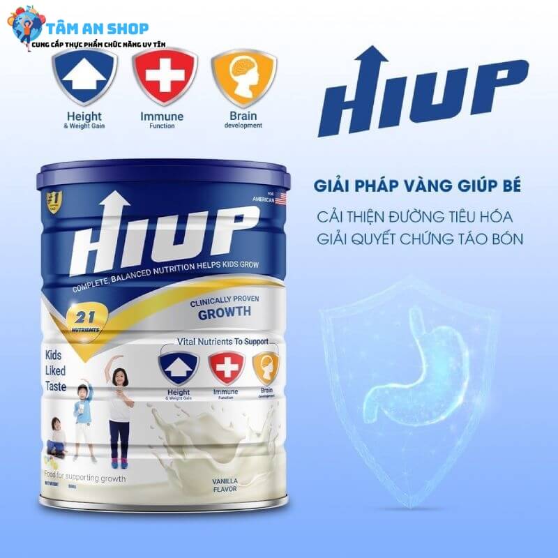 Sữa Hiup chứa nhiều vitamin và khoáng chất dinh dưỡng
