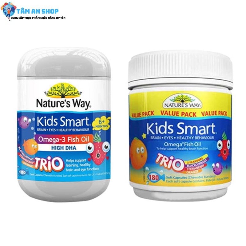 Nature’s Way Kids Smart Omega-3 Fish Oil Trio 