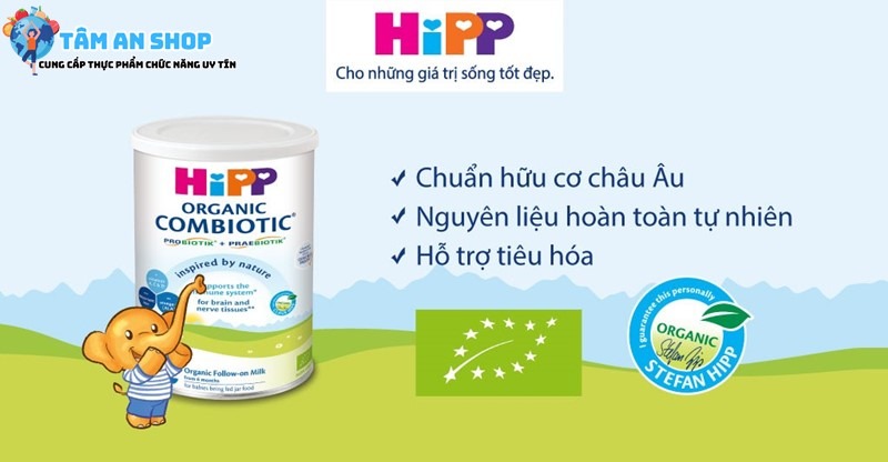 Sữa bột HiPP Organic Combiotic số 1
