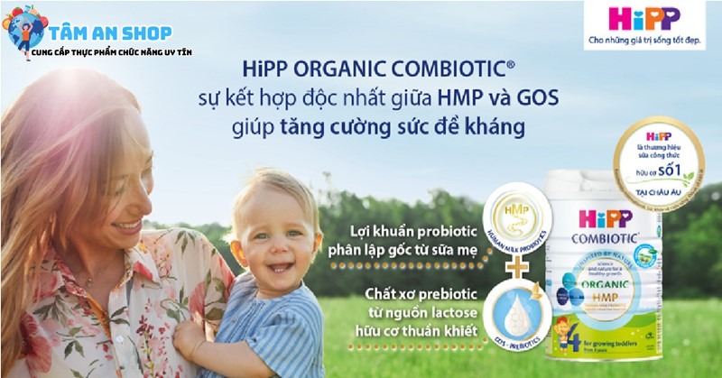 Mẹ không có sữa lựa chọn Sữa bột HiPP Organic Combiotic số 1 cho bé