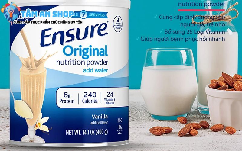 Sữa ensure Mỹ tiêu thụ sữa dinh dưỡng
