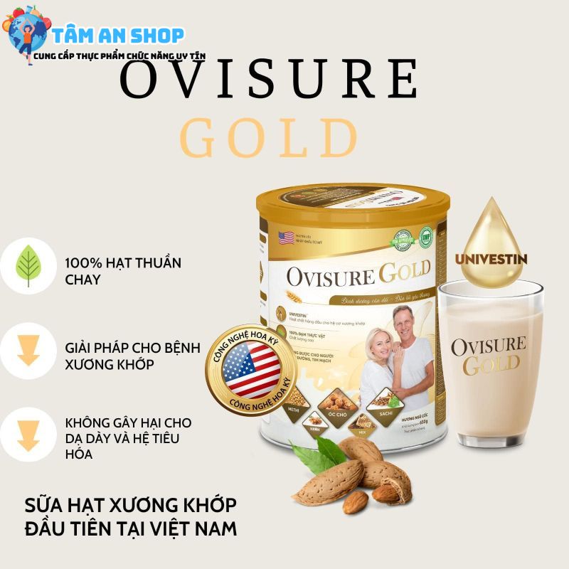 Sữa hạt Ovisure Gold có tác dụng phụ không