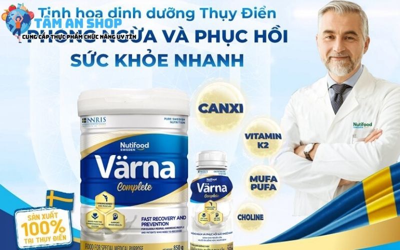 Sữa hỗ trợ phục hồi sức khỏe người già Varna
