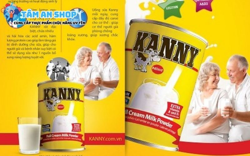 Sữa hỗ trợ sức khỏe người già Kanny
