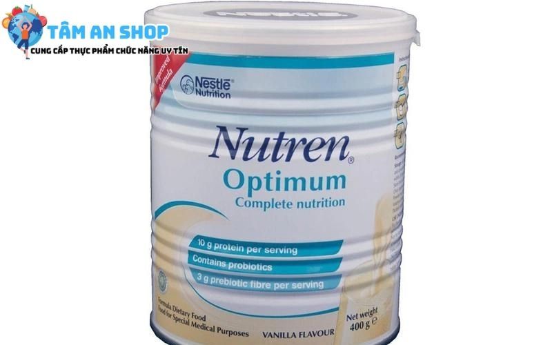 Sữa hỗ trợ sức khỏe người già Nutren Optimum
