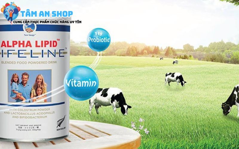 Sữa non Alpha lipid cung cấp vitamin cần thiết