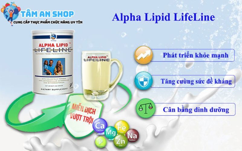 Sữa non Alphalipid hỗ trợ tăng sức đề kháng