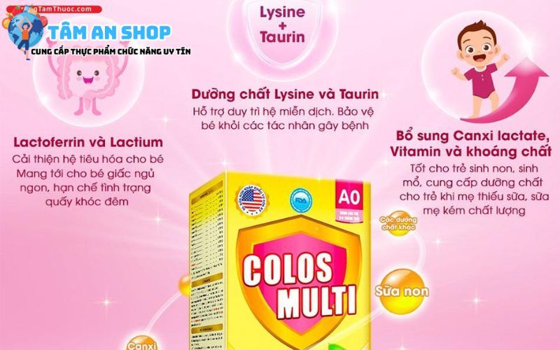 Sữa non bổ sung Lysine cần thiết
