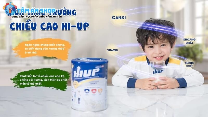 Sữa tăng chiều cao cho trẻ Hiup
