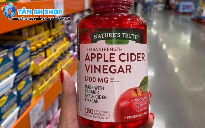 Thực phẩm giảm cân Giấm Táo Esteem Apple Cider Vinegar
