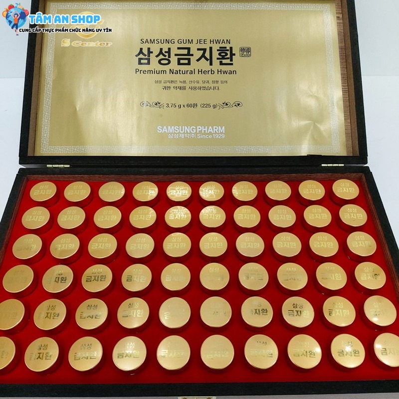Thuốc An cung Hàn Quốc hộp gỗ 60 viên