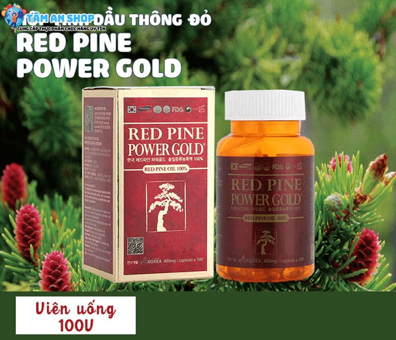 Tinh dầu thông đỏ RedPine power Gold tốt cho sức khỏe