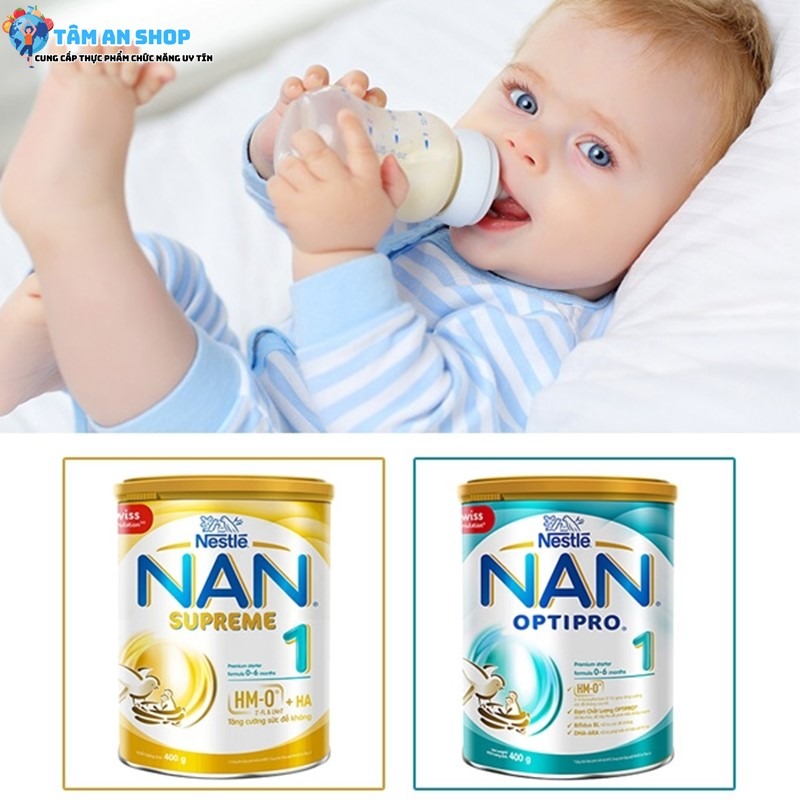 Sữa bột NAN Supreme số 1 lựa chọn tuyệt vời cho trẻ