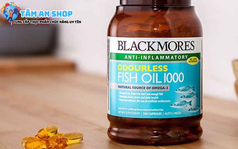 Viên uống dầu cá Blackmores Odourless Fish Oil 1000
