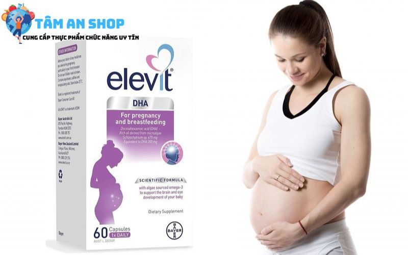 Viên uống Elevit DHA For Pregnancy & Breastfeeding cho bà bầu

