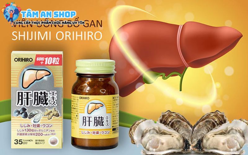 Viên uống hỗ trợ giải độc gan Orihiro
