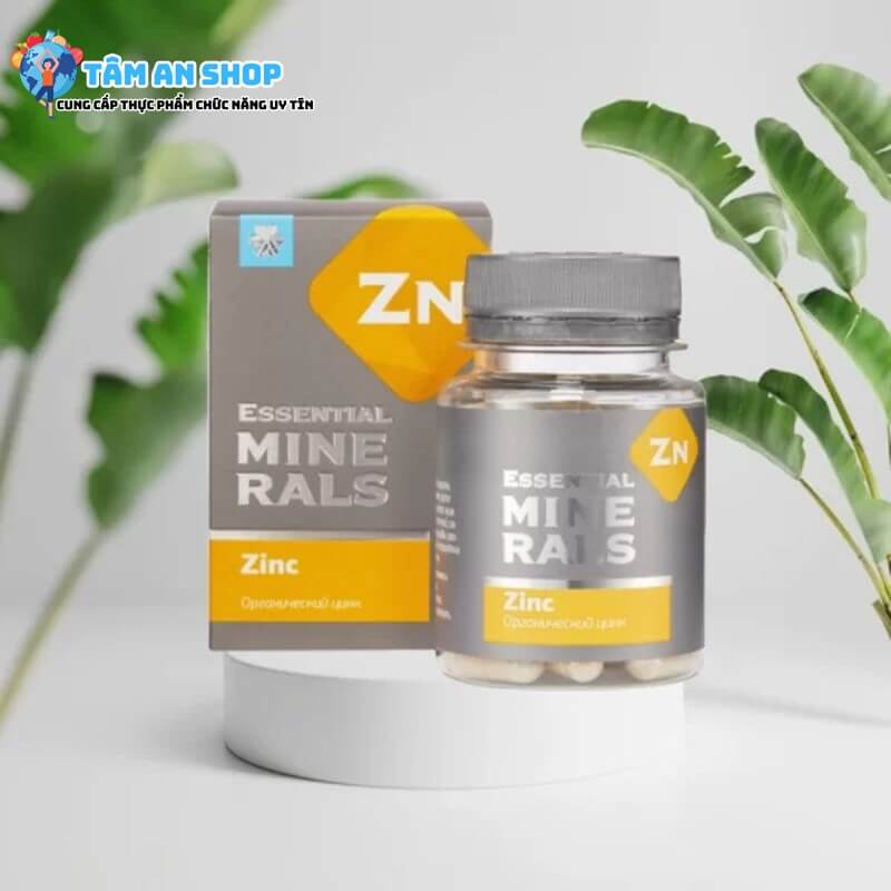 Essential Minerals Zinc Siberian được sản xuất theo dây chuyền hiện đại