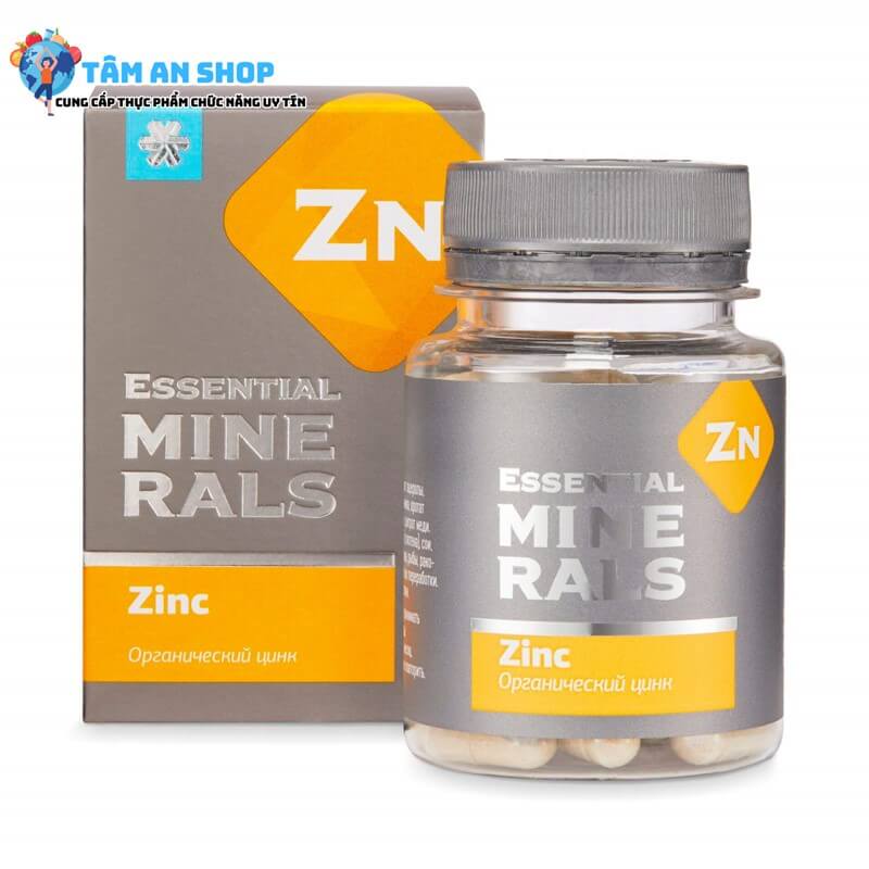 Essential Minerals Zinc Siberian - Sản phẩm bổ sung kẽm và chất khoáng