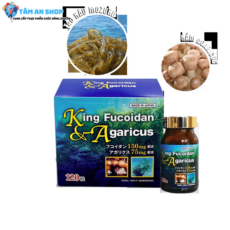 King Fucoidan & Agaricus chính hãng