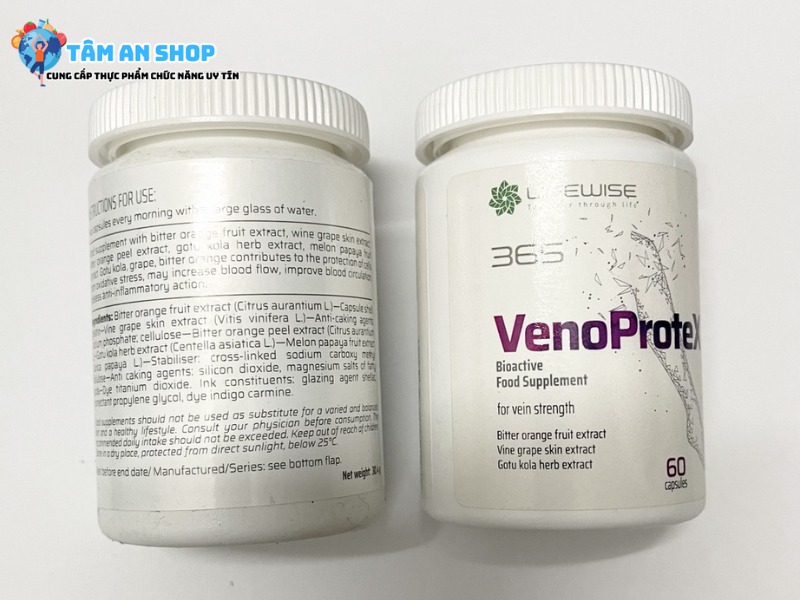 LifeWise 365 VenoProtex hỗ trợ sức khỏe tĩnh mạch