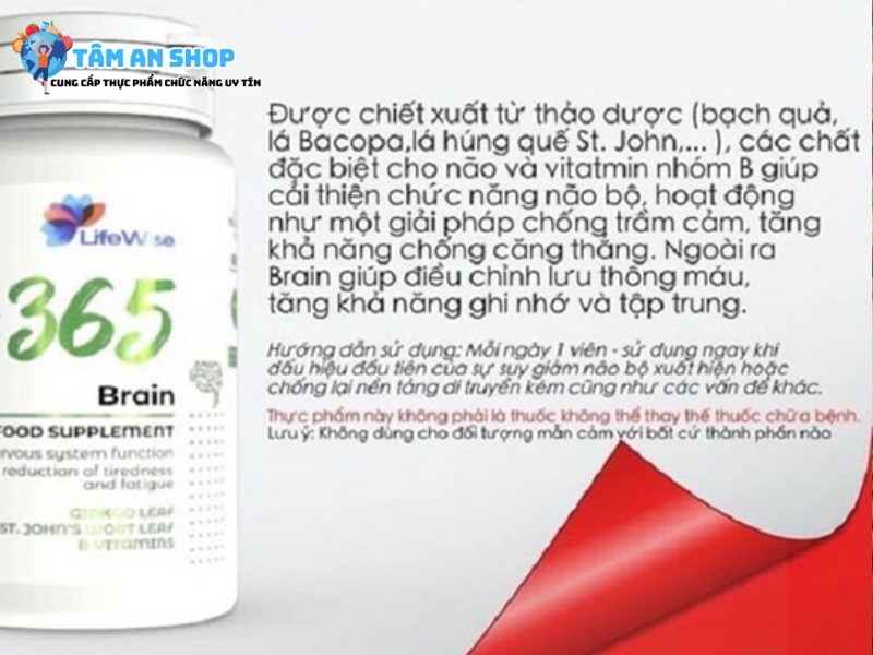 Lifewise 365 brain bảo vệ sức khỏe thần kinh
