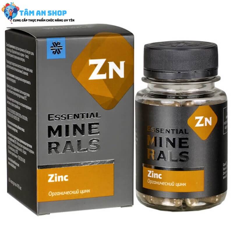 Essential Minerals Zinc Siberian hỗ trợ cải thiện sức khỏe tổng thể
