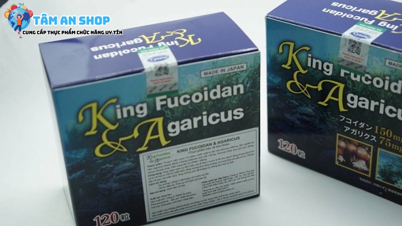 King Fucoidan & Agaricus giúp kích thích hệ miễn dịch