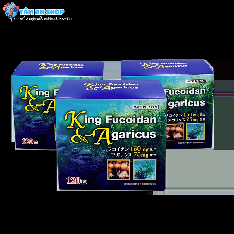 King Fucoidan & Agaricus hỗ trợ điều trị ung thư