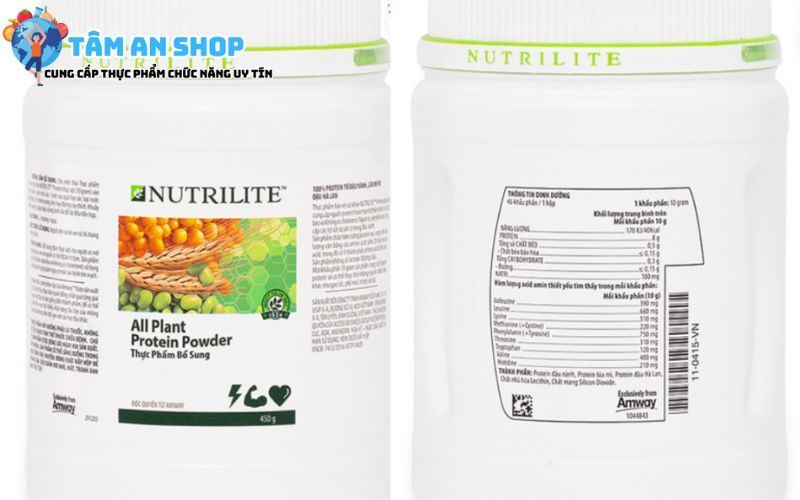 Nutrilite All Protein đảm bảo cung cấp đầy đủ dinh dưỡng
