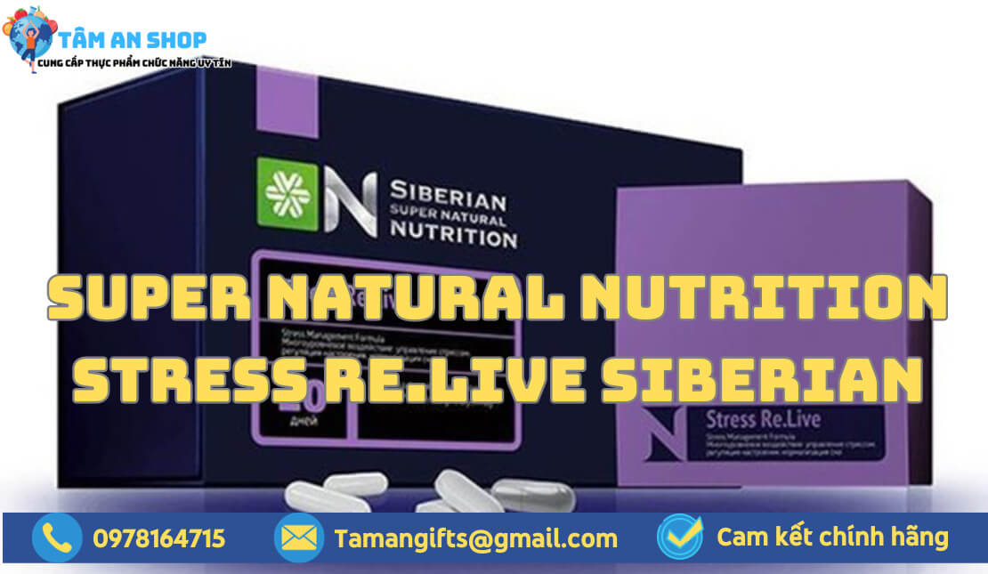 Super Natural Nutrition Stress Re.live Siberian