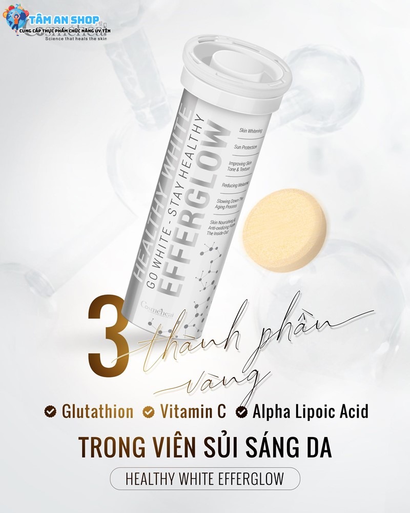 Thành phần có trong Efferglow Healthy White 