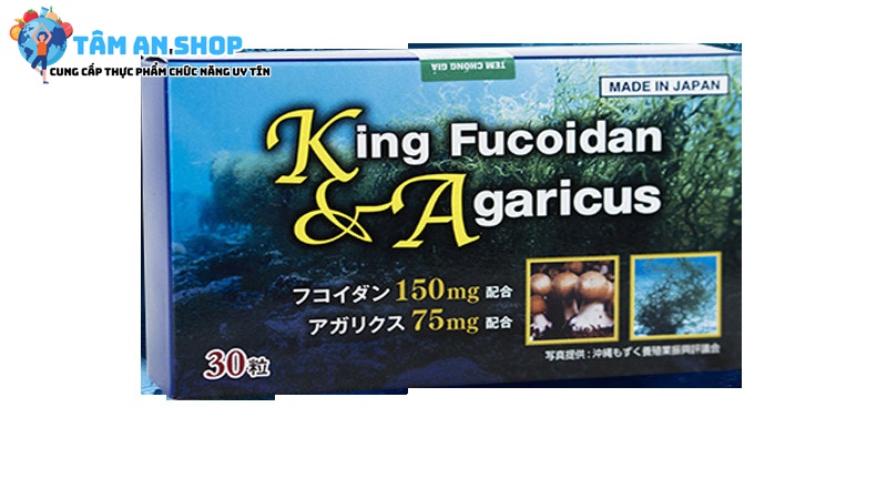 Sản phẩm King Fucoidan & Agaricus từ Nhật Bản