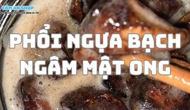 Phổi ngựa bạch ngâm mật ong